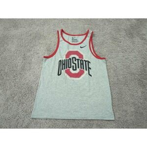 Ohio State‎ Buckeyes Tank Top Mens Medium Sleeveless NCAA Nike Regular Fit Gray